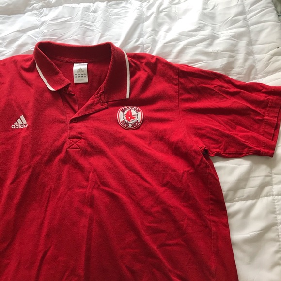 adidas Other - Adidas Red Sox Polo